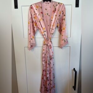 Vintage CRUZ  Robe Floral Pink